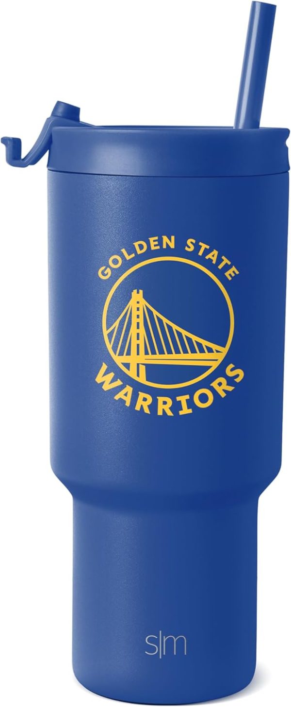 Simple Modern Officially Licensed NBA 30oz Tumbler with Flip Lid and Straws | Insulated Stainless Steel Cup | Trek Collection - Image 32