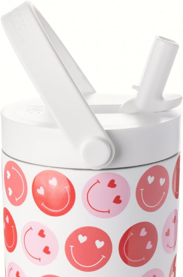 Simple Modern Trek Pivot | 24oz Kids Flip Straw Tumbler with Handle and Silicone Boot | Insulated Water Bottle Stainless Steel Cup | School Travel Jug | Confetti - Image 67