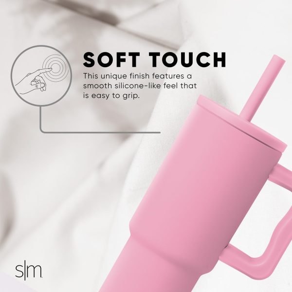 Simple Modern Trek Pivot | 24oz Kids Flip Straw Tumbler with Handle and Silicone Boot | Insulated Water Bottle Stainless Steel Cup | School Travel Jug | Confetti - Image 102