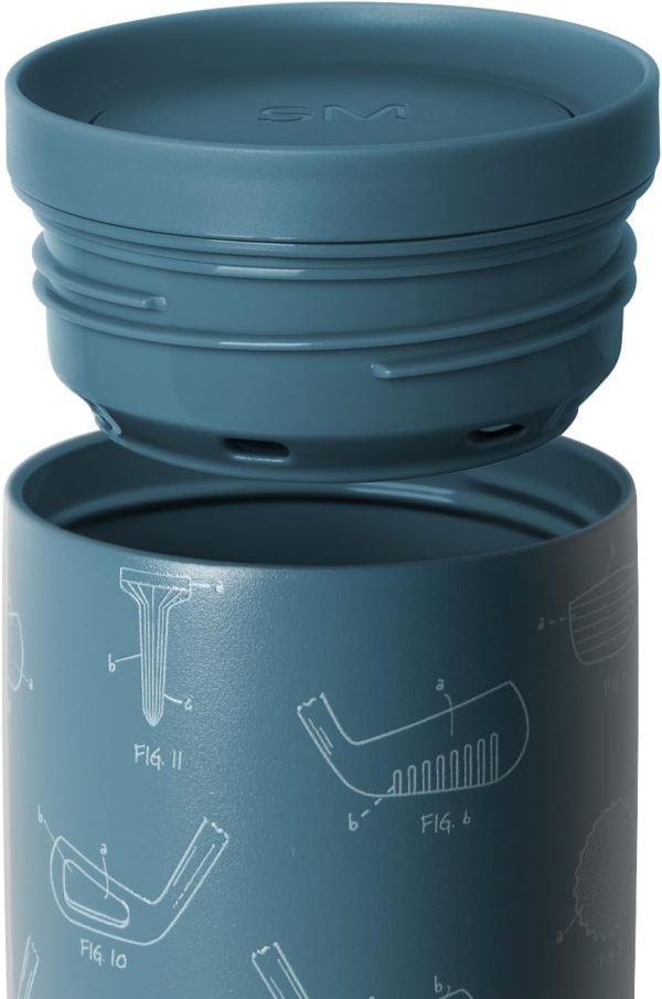 Simple Modern Travel Coffee Mug Tumbler with 360° Lid | Ceramic-Lined Insulated Stainless Steel Cold Brew Iced Coffee Cup Thermos | Gift for Women Men Her Him | Voyager Signature | 16oz | Almond Birch - Image 11