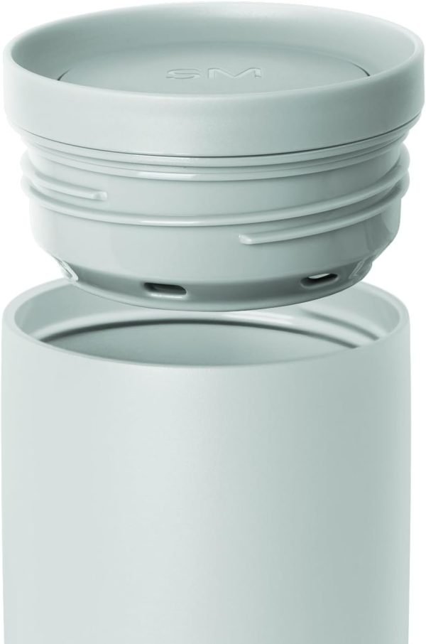 Simple Modern Travel Coffee Mug Tumbler with 360° Lid | Ceramic-Lined Insulated Stainless Steel Cold Brew Iced Coffee Cup Thermos | Gift for Women Men Her Him | Voyager Signature | 16oz | Almond Birch - Image 41