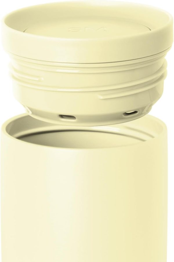 Simple Modern Travel Coffee Mug Tumbler with 360° Lid | Ceramic-Lined Insulated Stainless Steel Cold Brew Iced Coffee Cup Thermos | Gift for Women Men Her Him | Voyager Signature | 16oz | Almond Birch - Image 76