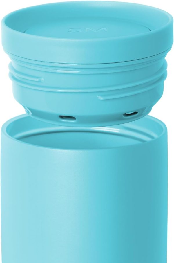 Simple Modern Travel Coffee Mug Tumbler with 360° Lid | Ceramic-Lined Insulated Stainless Steel Cold Brew Iced Coffee Cup Thermos | Gift for Women Men Her Him | Voyager Signature | 16oz | Almond Birch - Image 91