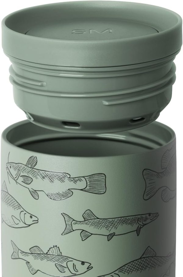 Simple Modern Travel Coffee Mug Tumbler with 360° Lid | Ceramic-Lined Insulated Stainless Steel Cold Brew Iced Coffee Cup Thermos | Gift for Women Men Her Him | Voyager Signature | 16oz | Almond Birch - Image 108