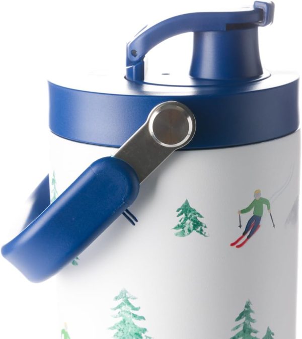 Simple Modern Trek Pivot | 40oz Flip Straw Tumbler with Handle | Water Bottle & Boot | Interchangeable Straw & Chug Lids | Insulated Stainless Steel Jug | Gym Sports Outdoors | Almond Birch - Image 98