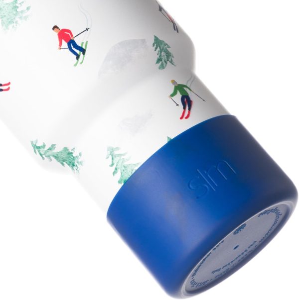 Simple Modern Trek Pivot | 40oz Flip Straw Tumbler with Handle | Water Bottle & Boot | Interchangeable Straw & Chug Lids | Insulated Stainless Steel Jug | Gym Sports Outdoors | Almond Birch - Image 99