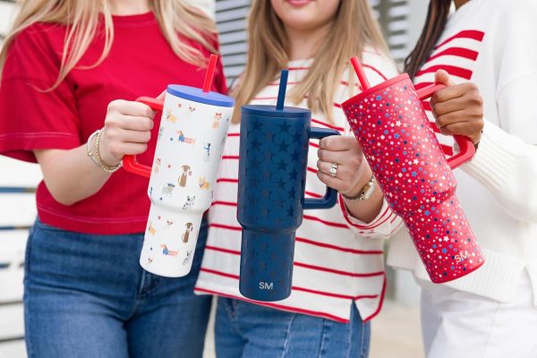 Simple Modern 40 oz Trek Tumbler with Handle and Straw Lid | Cup Holder Friendly Insulated Stainless Steel Travel Mug | Sea Glass Sage - Image 68