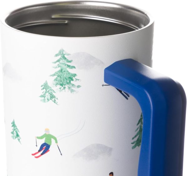 Simple Modern 40 oz Trek Tumbler with Handle and Straw Lid | Cup Holder Friendly Insulated Stainless Steel Travel Mug | Sea Glass Sage - Image 105