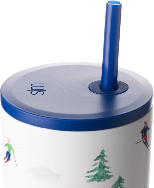 Simple Modern 40 oz Trek Tumbler with Handle and Straw Lid | Cup Holder Friendly Insulated Stainless Steel Travel Mug | Sea Glass Sage - Image 106